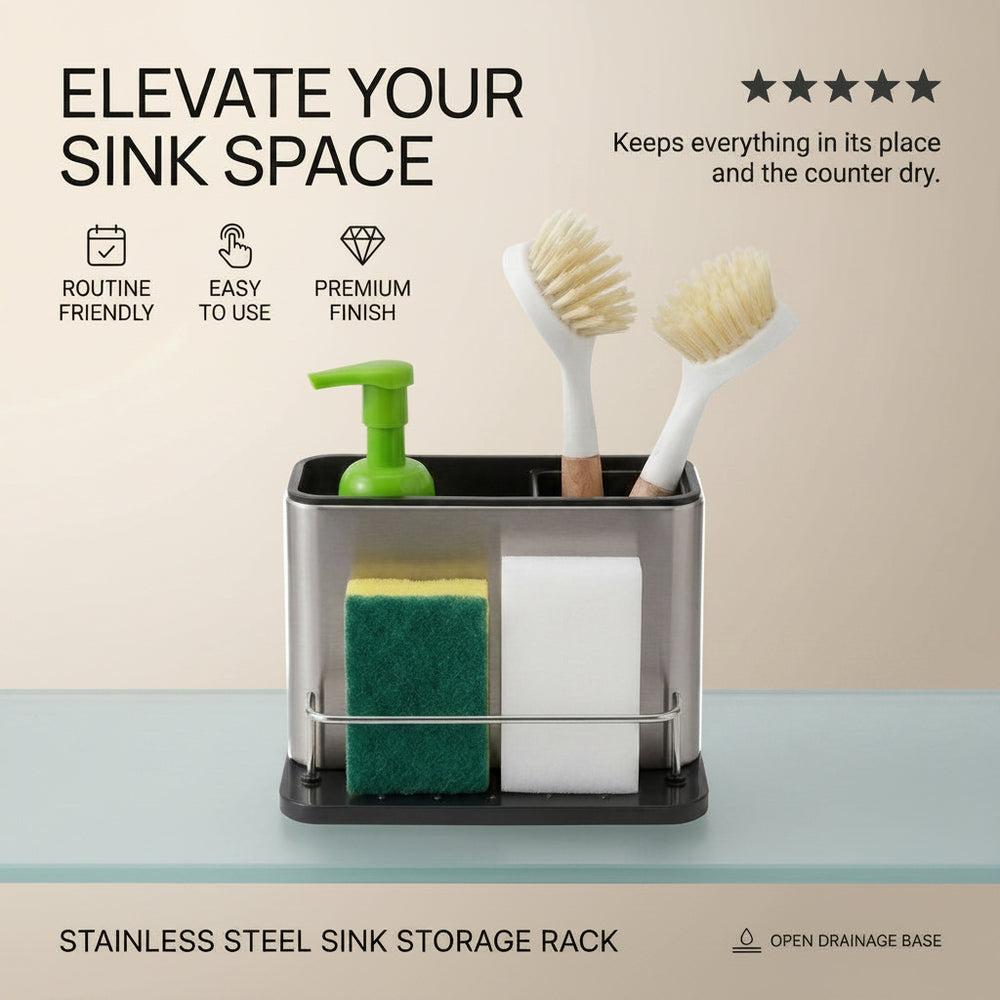 Stainless Steel Sink storage Rack