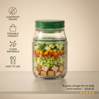 Portable Salad Jar