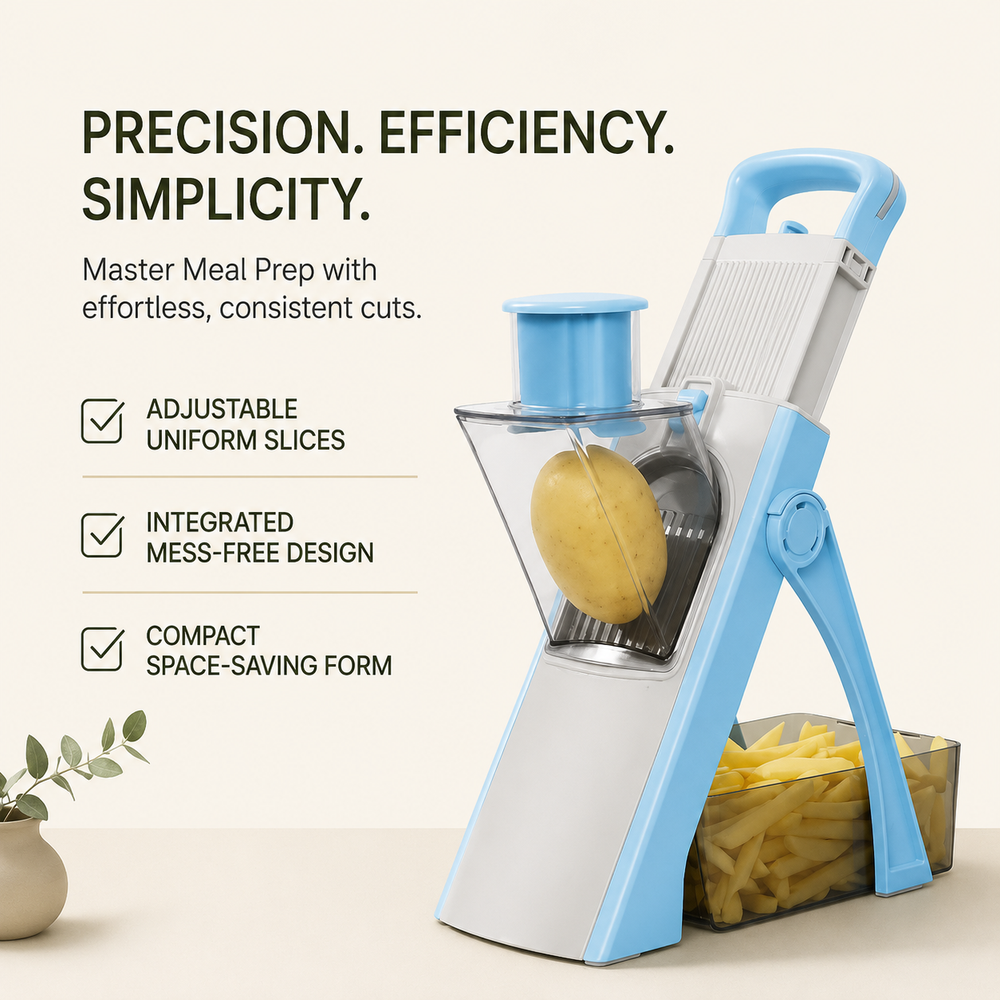 Multi-Function Vegetable Cutter with Storage Box