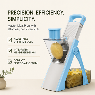 Multi-Function Vegetable Cutter with Storage Box