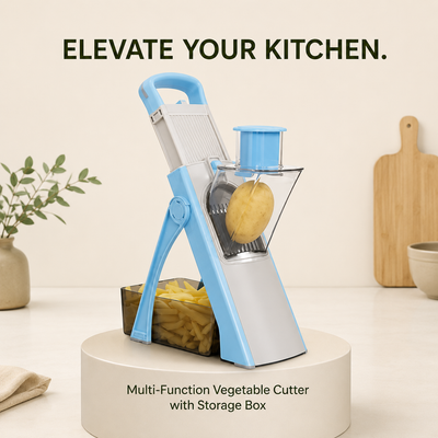 Multi-Function Vegetable Cutter with Storage Box