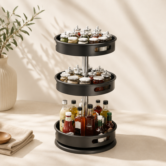 360° Rotating Pantry Cabinet Organizer