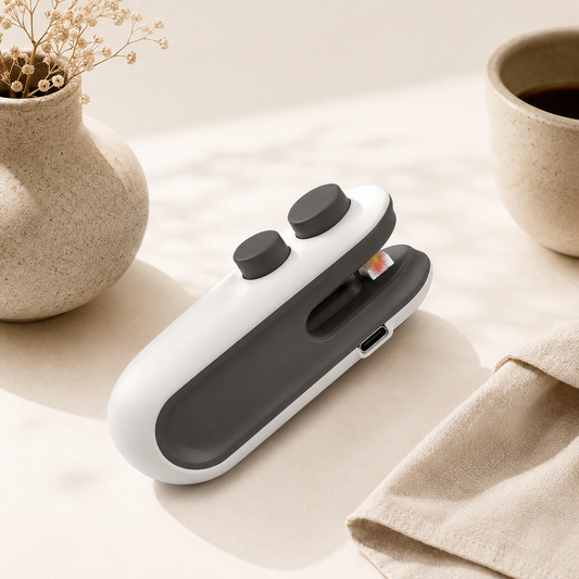 Rechargeable Mini Bag Sealer with Cutter