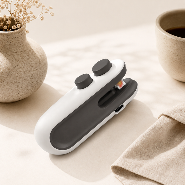 Rechargeable Mini Bag Sealer with Cutter