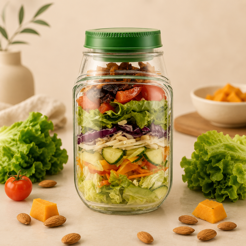 Leakproof Salad Jar