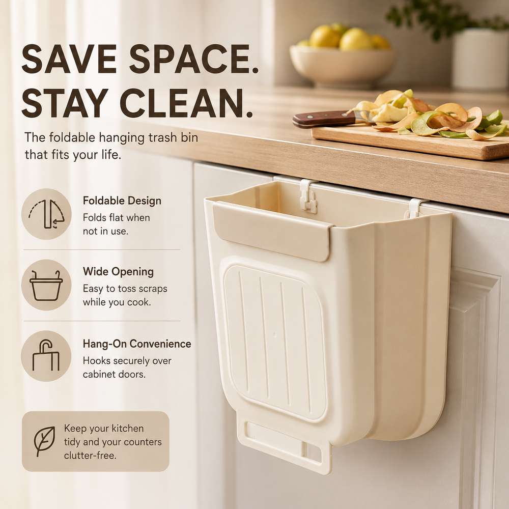 Foldable Hanging Trash Can