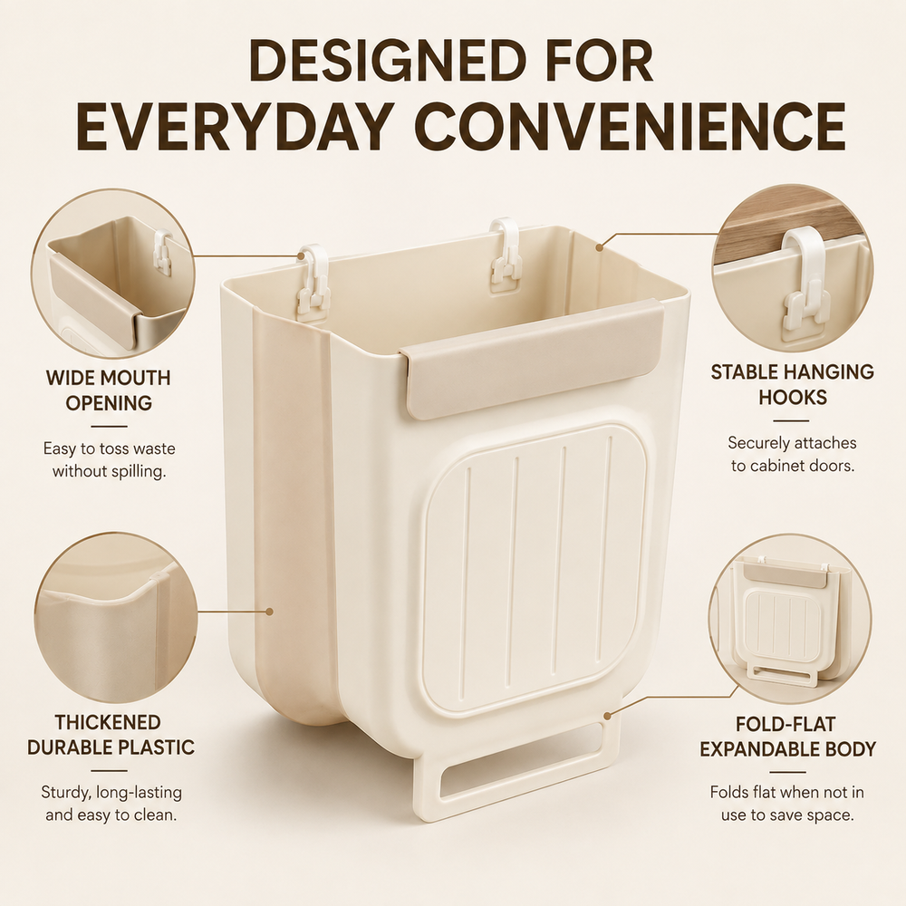 Foldable Hanging Trash Can